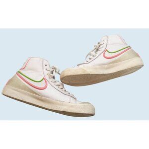 NIKE Wicked Infinite Watermelon Pink & Green Trim Blazers Sneakers Sz 6.5